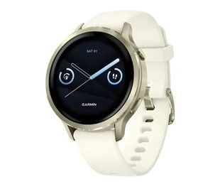 Смарт-часы Garmin Venu 4 41 mm Lunar Gold with Bone Silicone Band (010-03013-00) 614738 фото