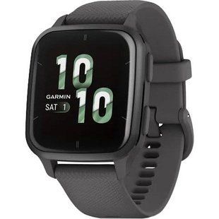 Смарт-годинник Garmin Venu Sq 2 Slate Aluminum Bezel with Shadow Gray Case and Silicone Band (010-02701-00/10/80) 035297 фото