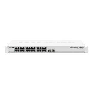 Коммутатор управляемый 2 уровня Mikrotik Cloud Smart Switch (CSS326-24G-2S+RM) 504304ua фото