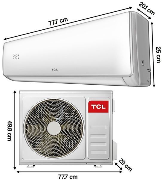 Спліт-система, тепловий насос повітря-повітря TCL Elite TAC-12CHSD XA71I з послугами монтажу 519196 фото