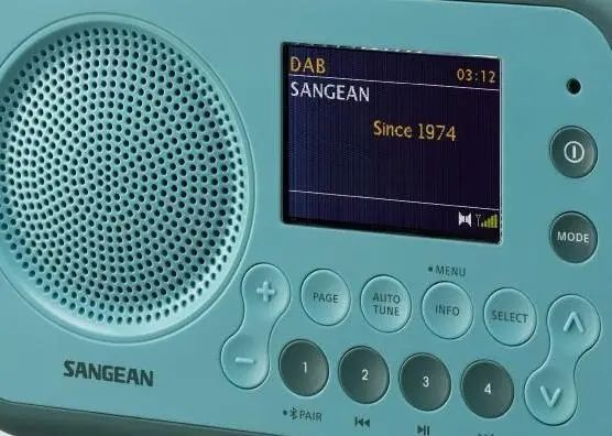 Радиоприемник Sangean DPR-76BT Light Blue 039121 фото