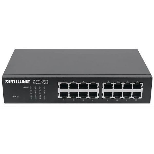 Комутатор некерований Intellinet IES-16GD (561068) 018106 фото