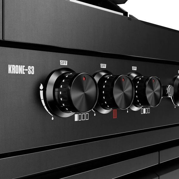 Гриль газовий Koler Krone S3 Black 572595 фото