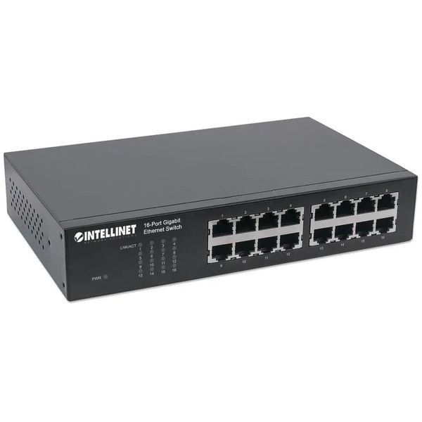 Комутатор некерований Intellinet IES-16GD (561068) 018106 фото