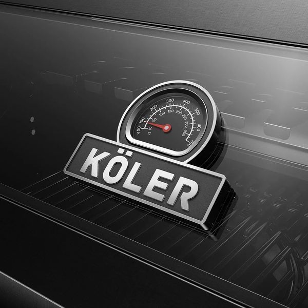 Гриль газовий Koler Krone S3 Black 572595 фото