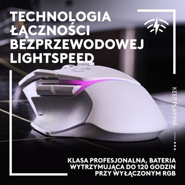 Миша LOGITECH G502 X Plus Біла 481732 фото
