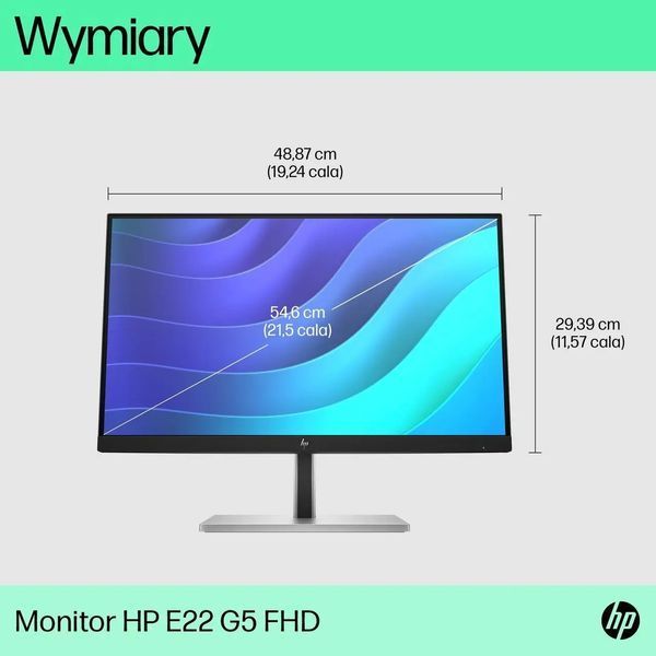 Монітор HP E22 G5 (6N4E8AA) 022657 фото