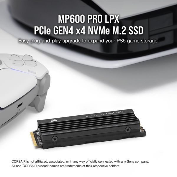 SSD накопичувач Corsair MP600 Pro LPX 2 TB White (CSSD-F2000GBMP600PLPW) 001857 фото