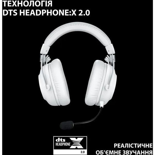 Навушники з мікрофоном Logitech G Pro X 2 Lightspeed White (981-001269) 478793ua фото