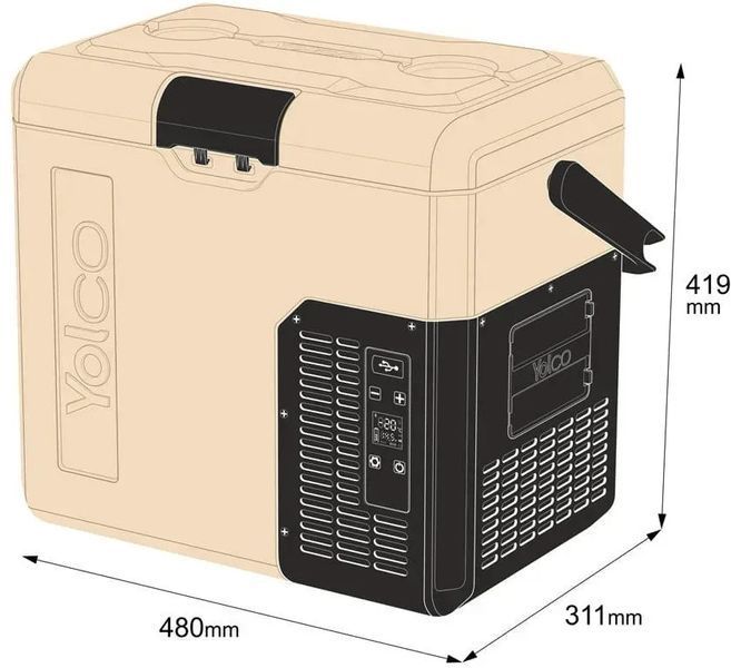 Портативний холодильник Yeticool Yolco ET18 Sand 597784 фото