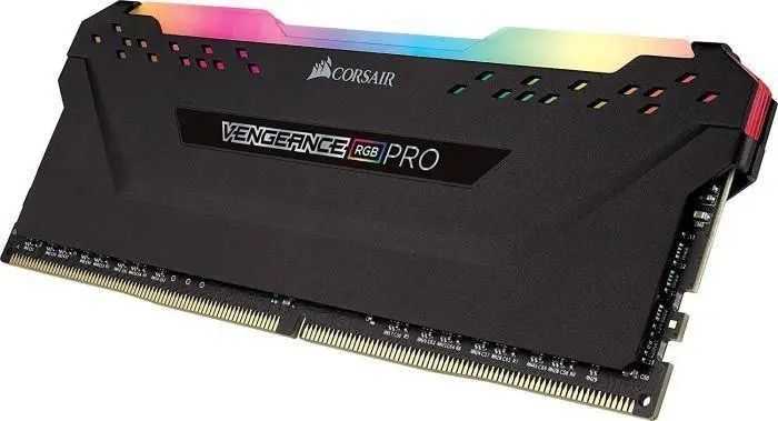 Пам'ять для настільних комп'ютерів Corsair 16 GB (2x8GB) DDR4 3600 MHz Vengeance RGB Pro Black (CMW16GX4M2C3600C18) 026525 фото