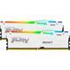 Память для настольных компьютеров Kingston FURY 64GB (2x32GB) DDR5 5600MHz Beast White RGB (KF556C40BWAK2-64) 033840 фото 3