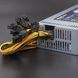 Блок живлення Qoltec Gaming Miner PCI-E 1800W (50349) 001274 фото 4