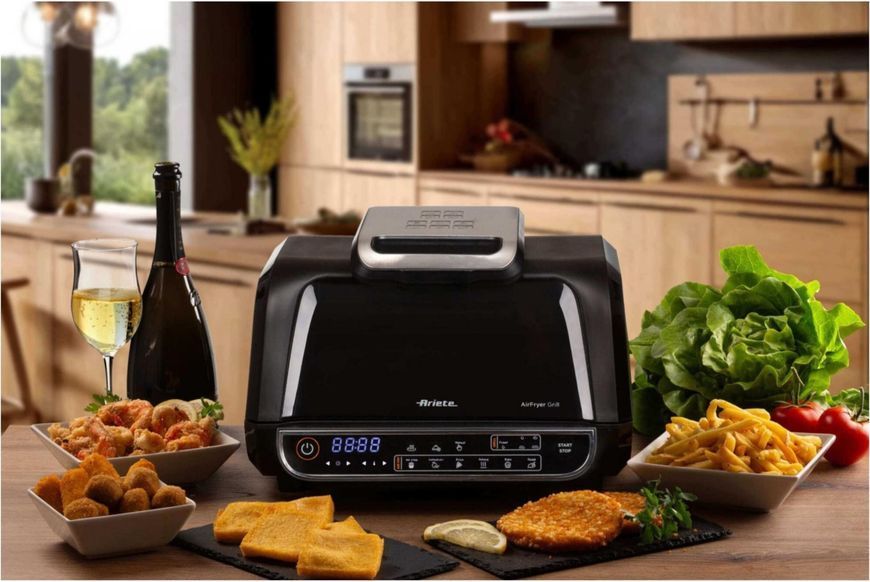 Фритюрница без масла ARIETE 4635/00 AirFryer & Grill Черный 2039264 фото