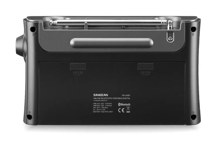 Радіоприймач Sangean PR-D4BT Black 039189 фото