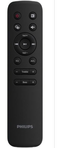 Саундбар PHILIPS TAB5601/10 чорний 2.1-канальний, бездротовий сабвуфер, HDMI ARC, BT, DTS Virtual:X, DTS Digital Surround 2138000 фото