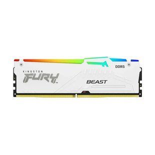 Пам'ять для настільних комп'ютерів Kingston Fury 32 GB (2x16GB) 5200 MHz Beast White RGB (KF552C40BWAK2-32) 504247 фото