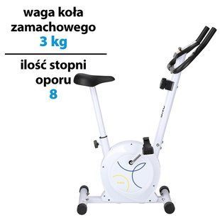 Магнітний велотренажер ONE FITNESS RM8740 Білий 358693 фото