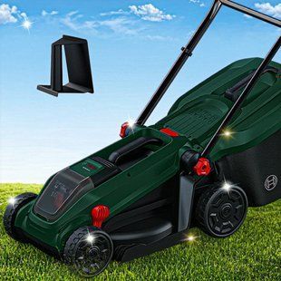 Аккумуляторная косилка BOSCH Rotak18V-32 06008B9P01, 32 см, измельчение, 18 В, бесщеточный двигатель, корзина 35 л, без аккумулятора 2113329 фото