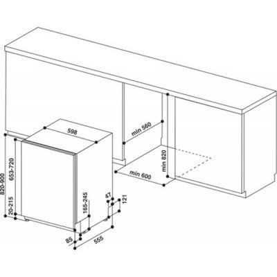 Посудомоечная машина Whirlpool WIC3C34PFES 030996 фото