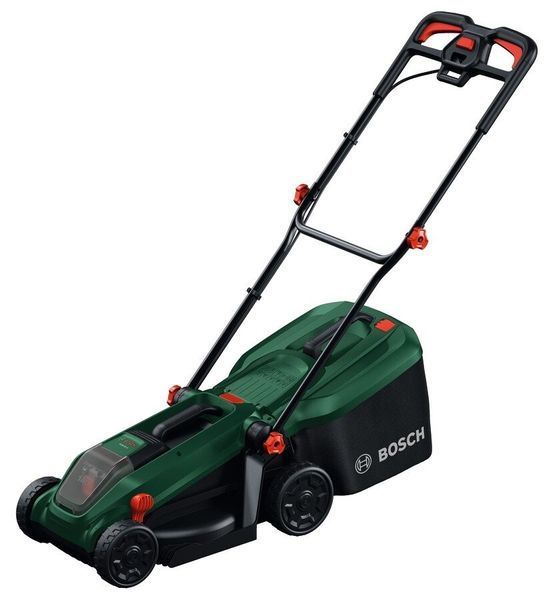 Акумуляторна косарка BOSCH Rotak18V-32 06008B9P01, 32 см, подрібнення, 18 В, безщітковий двигун, кошик 35 л, без акумулятора 2113329 фото