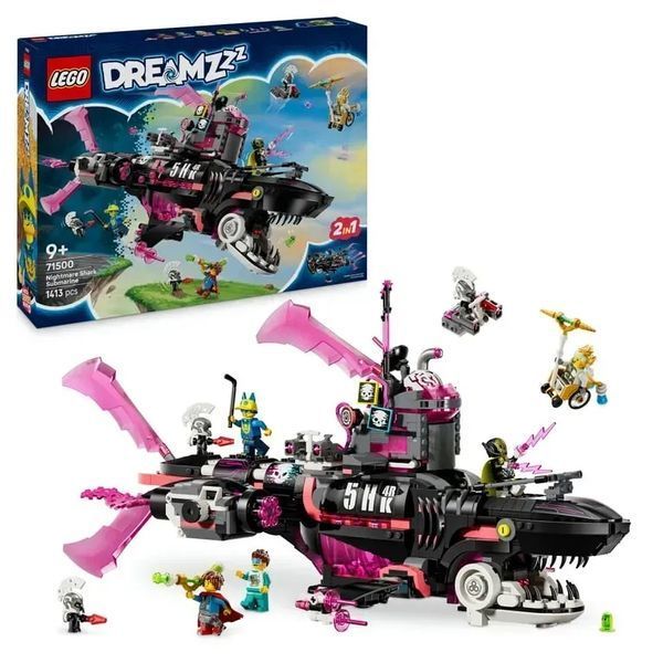 Блоковий конструктор LEGO Dreamzzz Страхітливий підводний човен &laquo;Акула&raquo; (71500) 613408 фото