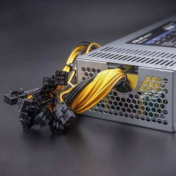Блок питания Qoltec Gaming Miner PCI-E 1850W (50350) 001275 фото