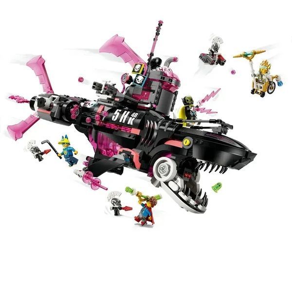 Блоковий конструктор LEGO Dreamzzz Страхітливий підводний човен &laquo;Акула&raquo; (71500) 613408 фото