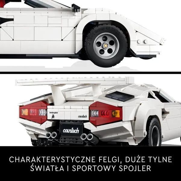 Авто-конструктор LEGO Icons Lamborghini Countach 5000 Quattrovalvole (10337) 613479 фото