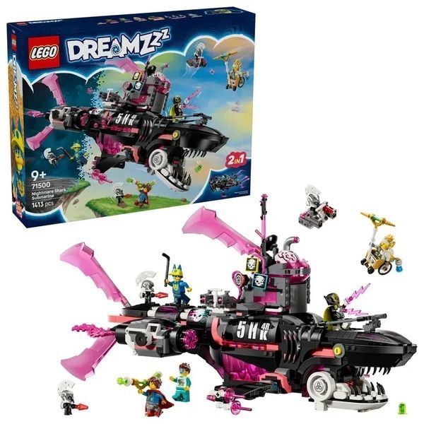 Блоковий конструктор LEGO Dreamzzz Страхітливий підводний човен &laquo;Акула&raquo; (71500) 613408 фото