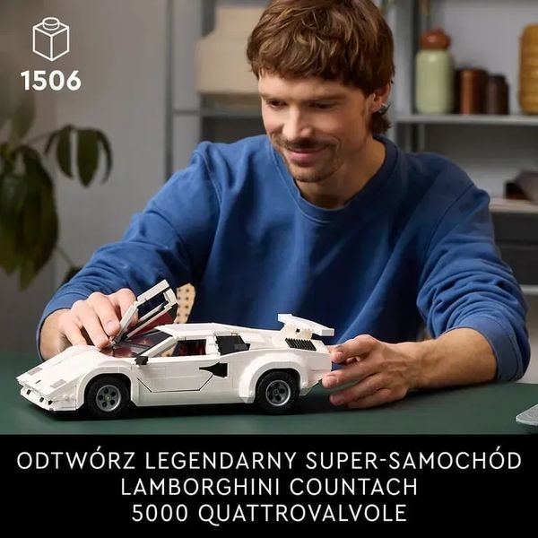 Авто-конструктор LEGO Icons Lamborghini Countach 5000 Quattrovalvole (10337) 613479 фото