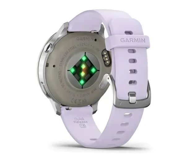 Смарт-годинник Garmin Venu 4 41 mm Silver with Periwinkle Silicone Band (010-03013-01) 614739 фото