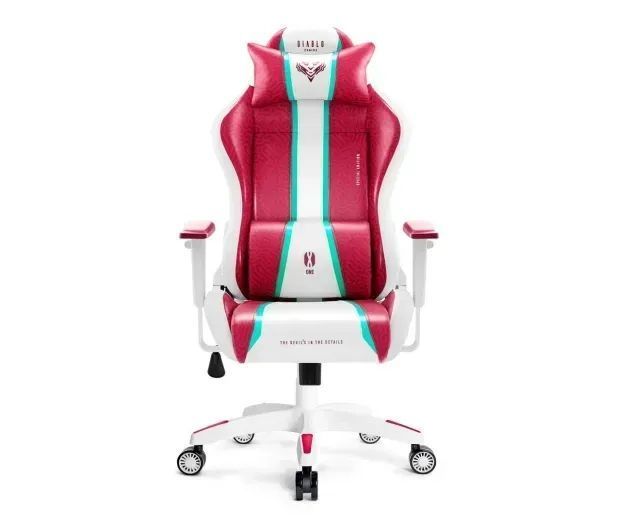 Компьютерное кресло для геймера Diablo Chairs X-One 2.0 Normal Size Candy Rose 615234 фото