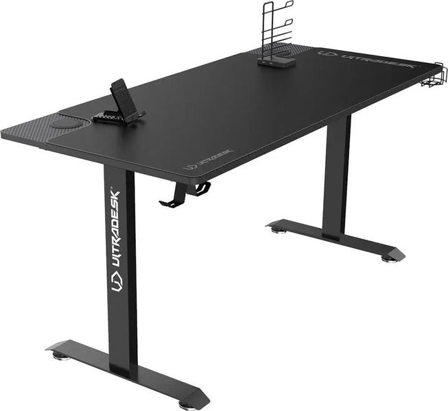 Геймерський ігровий стіл Ultradesk MOMENTUM (UDESK-MM-BK) 322894 фото