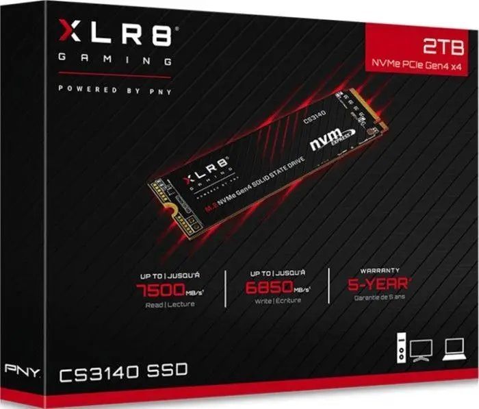 SSD накопитель PNY XLR8 CS3140 2 TB (M280CS3140-2TB-RB) 000668 фото