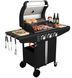 Гриль газовий стаціонарний Koler Relish v1 Compact Black 012223 фото 6
