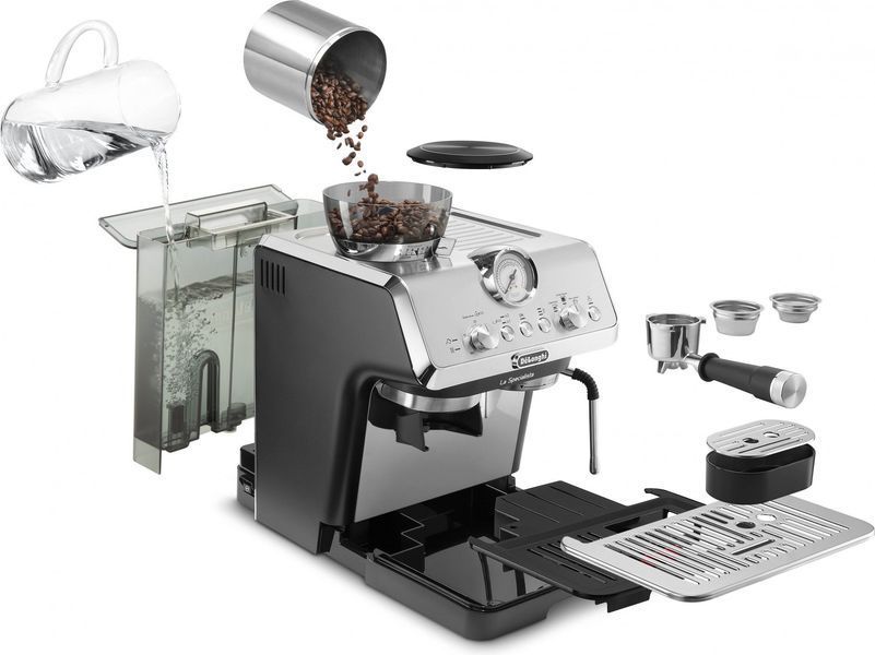 Ріжкова кавоварка еспресо Delonghi La Specialista Arte EC 9155.MB 036064 фото