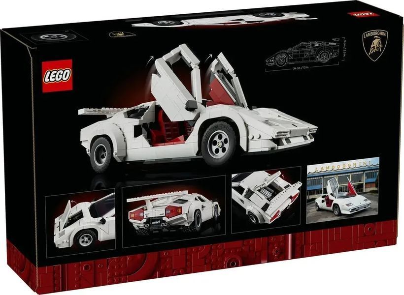 Авто-конструктор LEGO Icons Lamborghini Countach 5000 Quattrovalvole (10337) 613479 фото