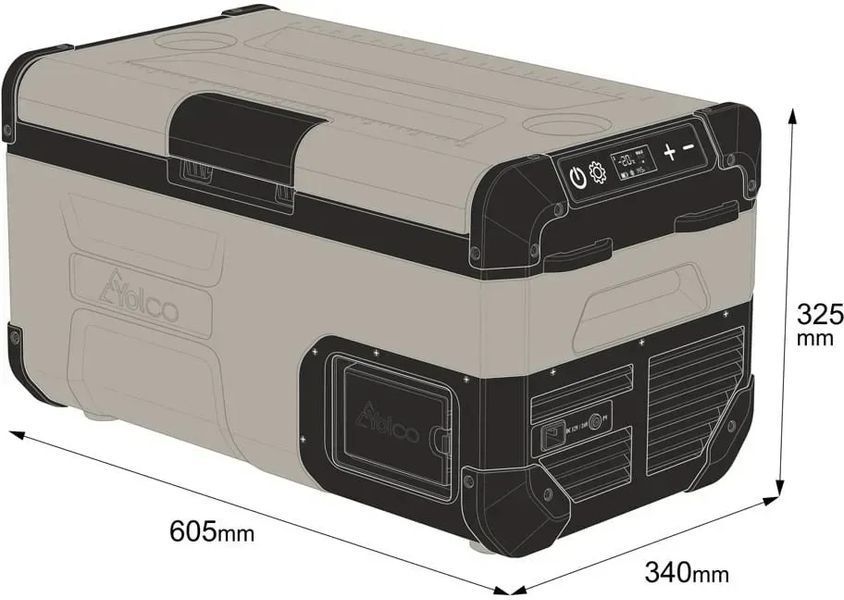 Портативный холодильник Yeticool Yolco FCX18 Cream 597785 фото
