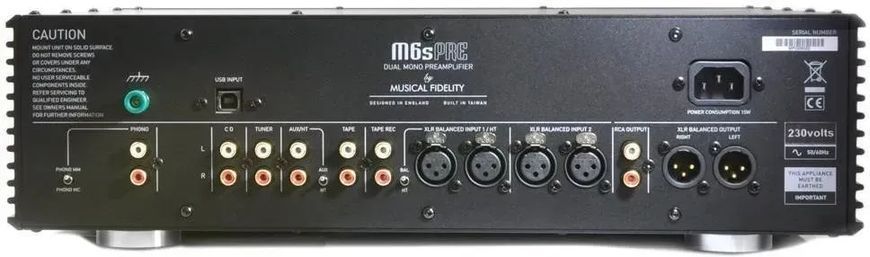Інтегральний підсилювач Musical Fidelity M6s PRE Black 605829 фото
