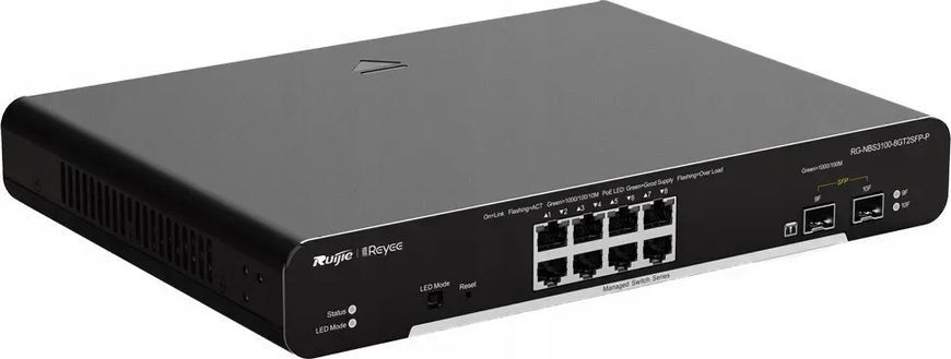 Комутатор керований 2 рівня Ruijie RG-NBS3100-8GT2SFP-P 561963ua фото