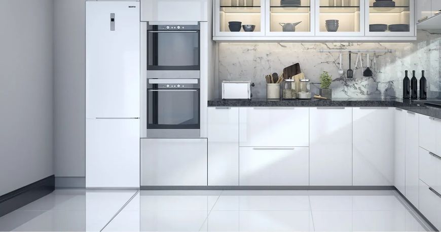 Холодильник з морозильною камерою Grifon NFND-200W 580762ua фото
