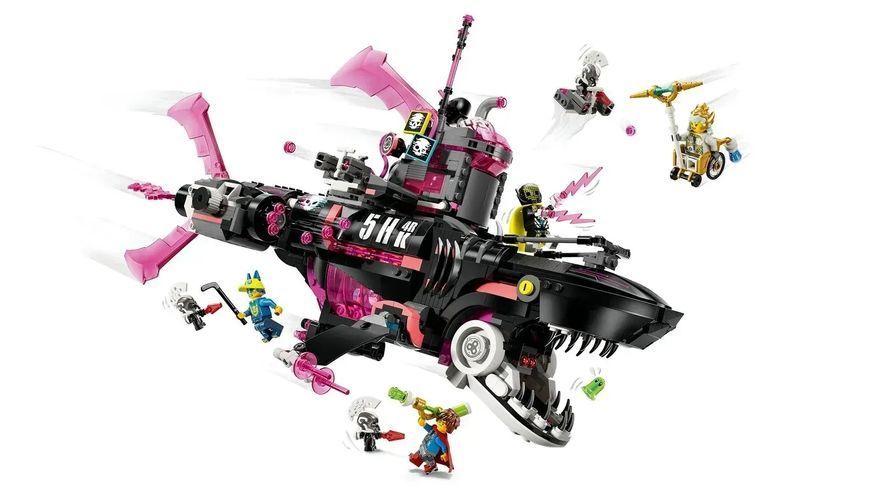 Блоковий конструктор LEGO Dreamzzz Страхітливий підводний човен &laquo;Акула&raquo; (71500) 613408 фото