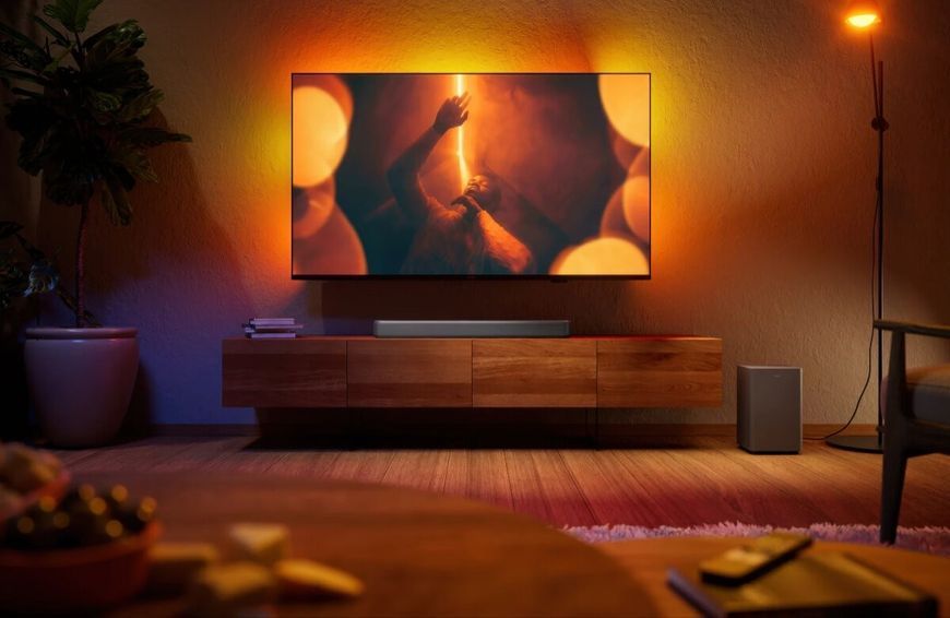 Саундбар PHILIPS TAB5601/10 чорний 2.1-канальний, бездротовий сабвуфер, HDMI ARC, BT, DTS Virtual:X, DTS Digital Surround 2138000 фото