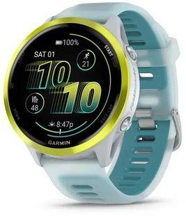 Смарт-часы Garmin Forerunner 570 47mm Amp Yellow Aluminum w. Translucent Whitestone/Turquoise Band (010-02971-01) 614367 фото