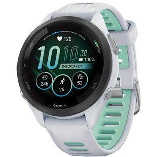 Смарт-годинник Garmin Forerunner 265S Black Bezel w. Whitestone Case and Whitestone/Neo Tropic S. Band (010-02810-04/14/54 035078 фото