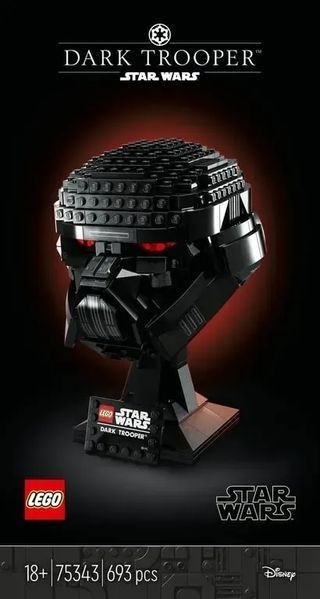 Блочный конструктор LEGO Star Wars Шлем темного штурмовика (75343) 613389 фото