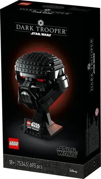 Блочный конструктор LEGO Star Wars Шлем темного штурмовика (75343) 613389 фото