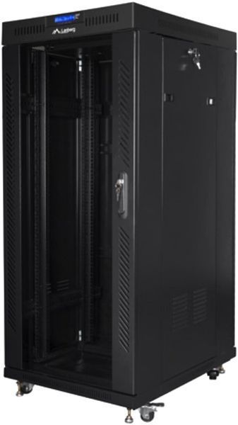 Шафа RACK LANBERG 19" 37U FF01-8037-12BL 800 x 1000 мм, підлогова, чорна 470972 фото