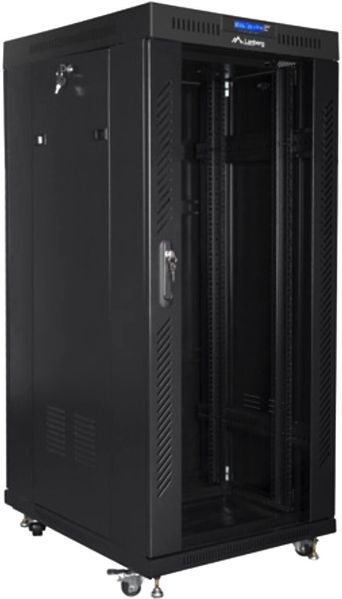 Шафа RACK LANBERG 19" 37U FF01-8037-12BL 800 x 1000 мм, підлогова, чорна 470972 фото